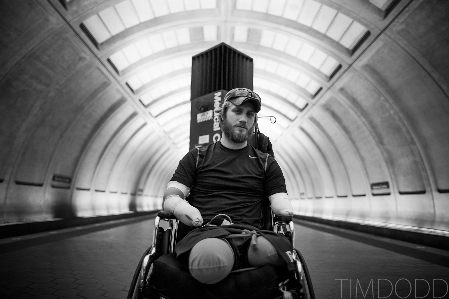 Tim Dodd Photography Cedar Falls Iowa vists friend Taylor Morris. Taylor is a quad amputee who lost his limbs while serving in Afghanistan