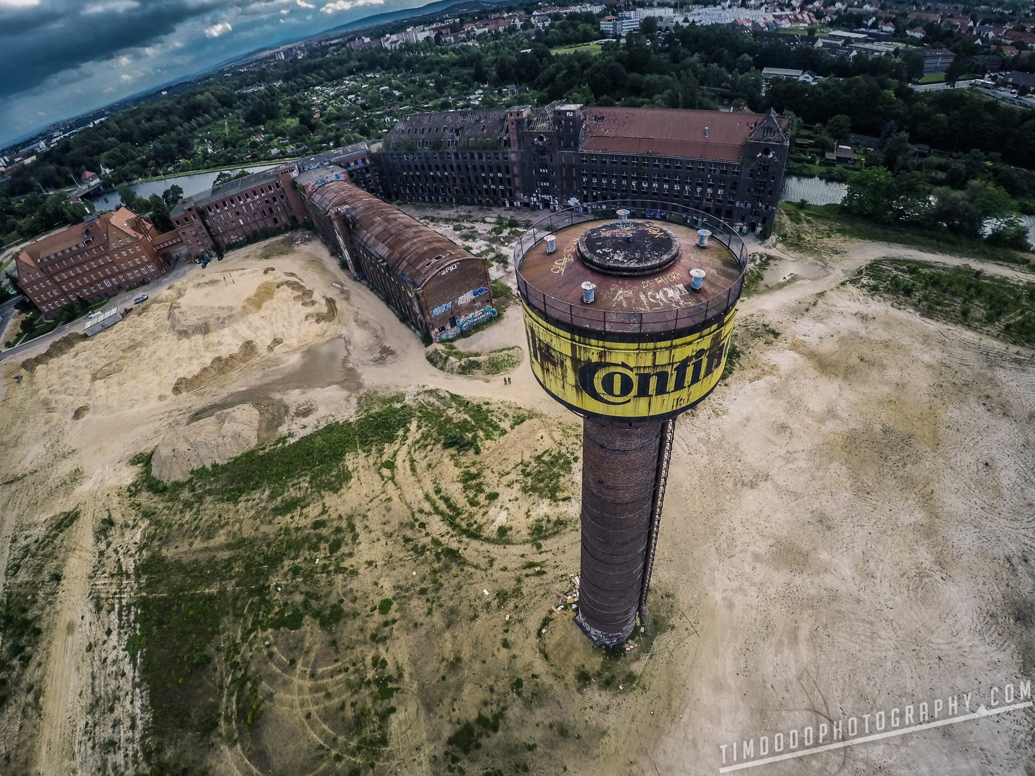 Continental Tire Factory - Hanover, Germany aerial by Tim Dodd PHotography