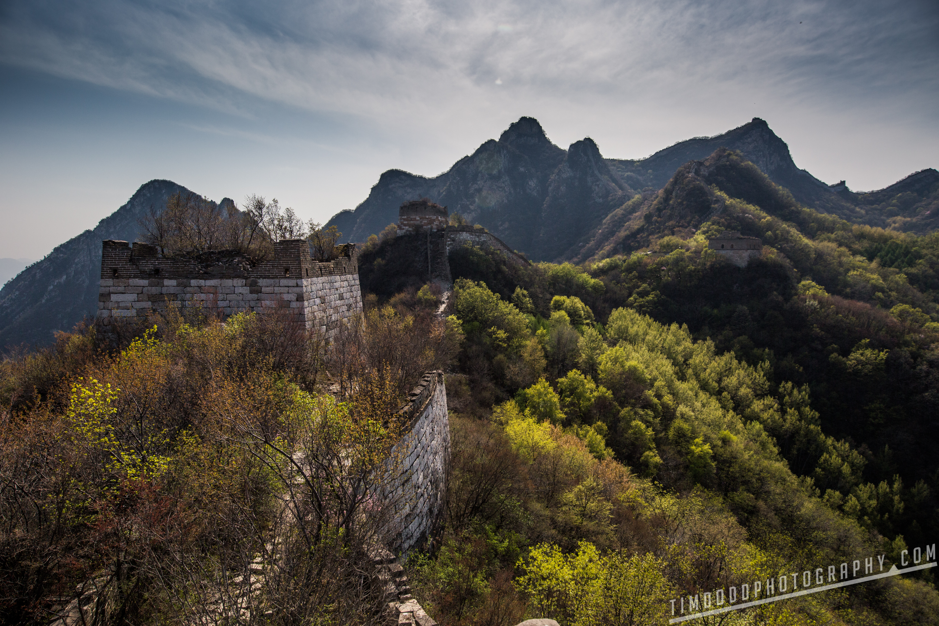 Great Wall of china abandoned Jiu Shui Keng, Huairou Qu, Beijing Shi China best photography hiking tips tourism travel tourist where unrestored untouched ancient by Tim Dodd Photography 